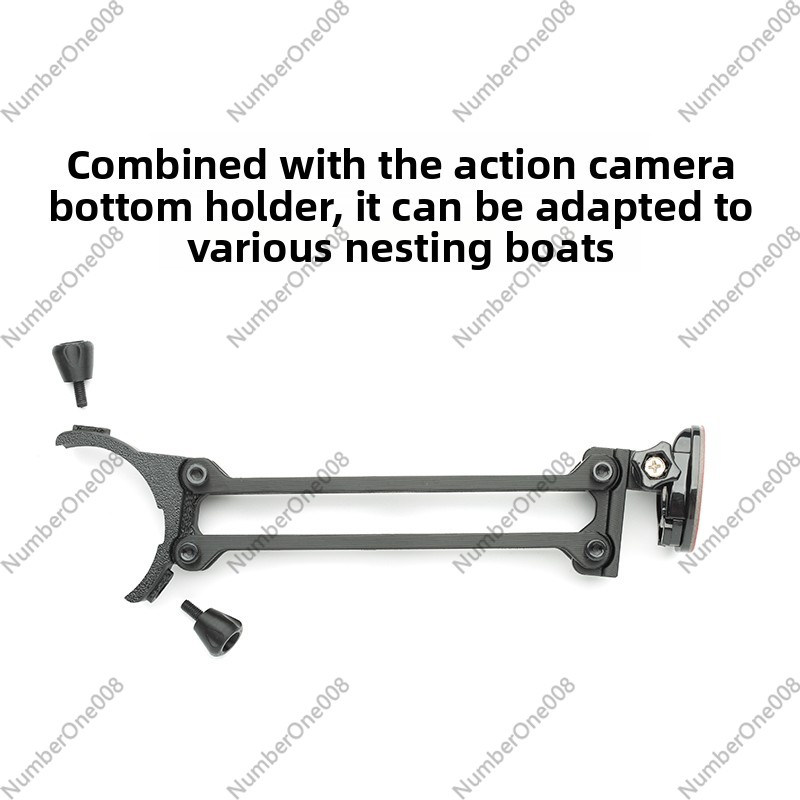 カヤックボート用ソナー深度探知機マウント、3軸デュアルロッド - Fishing Boat Depth Finder のレビューと価格