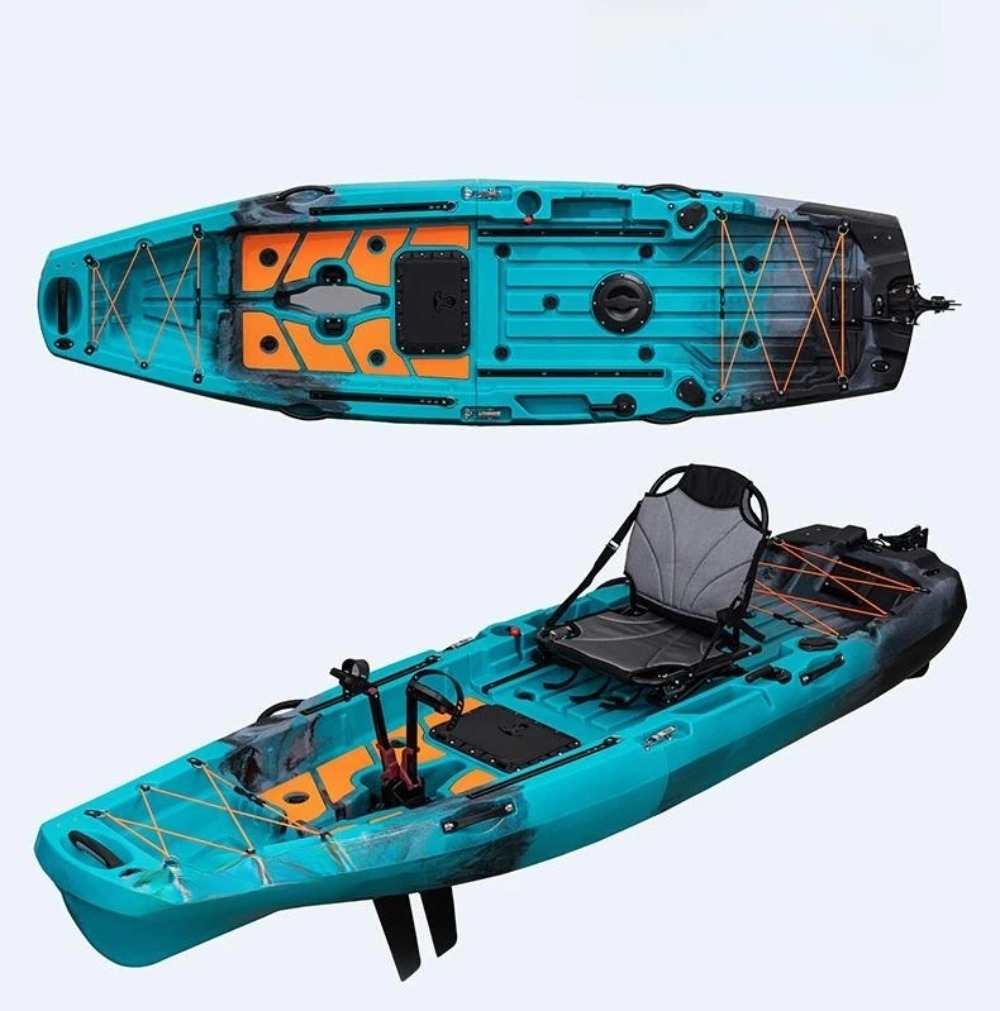 モジュール式カヤック、エンジン付きフィッシングボートカヌー、 - Fishing Boat Paddle のレビューと価格